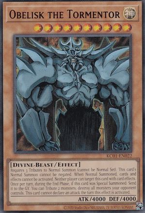 Obelisk the Tormentor (KC01-EN022) - 25th Anniversary Ultimate Kaiba Set Unlimited