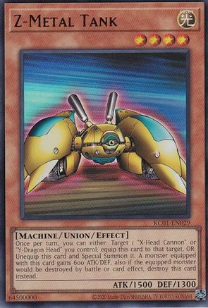 Z-Metal Tank (KC01-EN029) - 25th Anniversary Ultimate Kaiba Set Unlimited