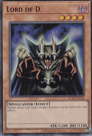 Lord of D. (KC01-EN030) - 25th Anniversary Ultimate Kaiba Set Unlimited