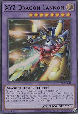 XYZ-Dragon Cannon (Japanese Artwork) (KC01-EN034) - 25th Anniversary Ultimate Kaiba Set Unlimited