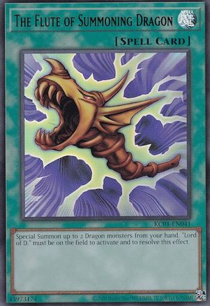 The Flute of Summoning Dragon (KC01-EN041) - 25th Anniversary Ultimate Kaiba Set Unlimited