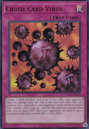 Crush Card Virus (KC01-EN053) - 25th Anniversary Ultimate Kaiba Set Unlimited