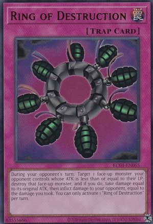 Ring of Destruction (Japanese Artwork) (KC01-EN055) - 25th Anniversary Ultimate Kaiba Set Unlimited