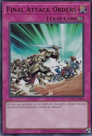 Final Attack Orders (KC01-EN060) - 25th Anniversary Ultimate Kaiba Set Unlimited