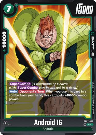 Android 16 (FB02-075) - Blazing Aura