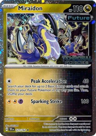 Miraidon (121/162) (Best Buy) [Scarlet & Violet: Temporal Forces]