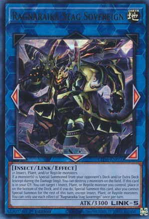 Ragnaraika Stag Sovereign (LEDE-EN050) - Legacy of Destruction 1st Edition