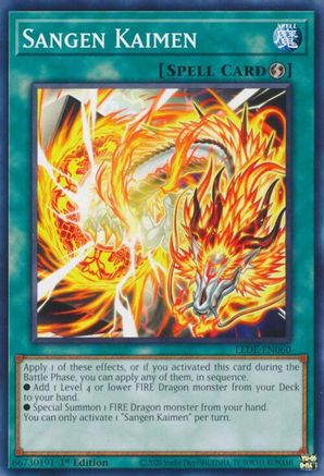 Sangen Kaimen (LEDE-EN060) - Legacy of Destruction 1st Edition
