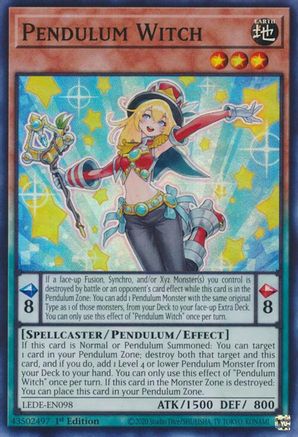 Pendulum Witch (LEDE-EN098) - Legacy of Destruction 1st Edition