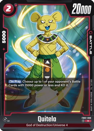 Quitela (FB02-008) - Blazing Aura Holofoil