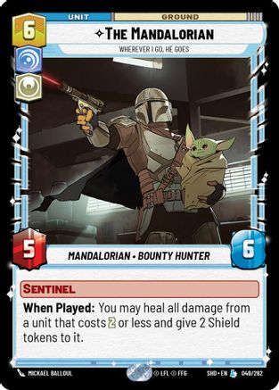 The Mandalorian - Wherever I Go, He Goes (049/262) (049/262) [Shadows of the Galaxy]