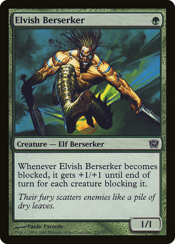 Elvish Berserker [Ninth Edition]
