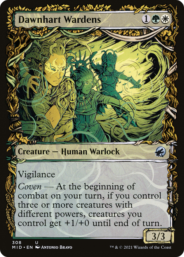 Dawnhart Wardens (Showcase Equinox) [Innistrad: Midnight Hunt]
