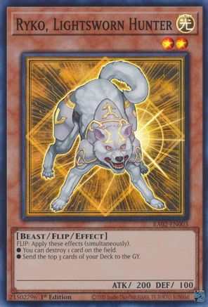 Ryko, Lightsworn Hunter (RA02-EN003) - 25th Anniversary Rarity Collection II 1st Edition