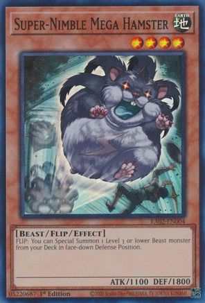 Super-Nimble Mega Hamster (RA02-EN004) - 25th Anniversary Rarity Collection II 1st Edition