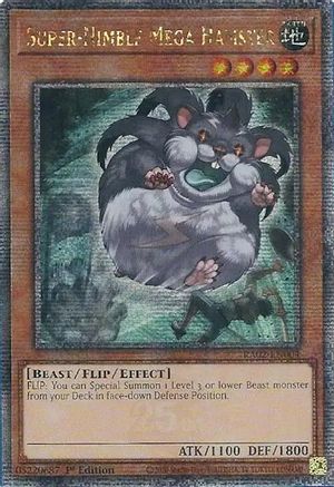 Super-Nimble Mega Hamster (Quarter Century Secret Rare) (RA02-EN004) - 25th Anniversary Rarity Collection II 1st Edition