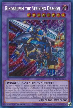 Rindbrumm the Striking Dragon (Secret Rare) (RA02-EN025) - 25th Anniversary Rarity Collection II 1st Edition