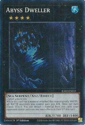 Abyss Dweller (PCR) (RA02-EN033) - 25th Anniversary Rarity Collection II 1st Edition
