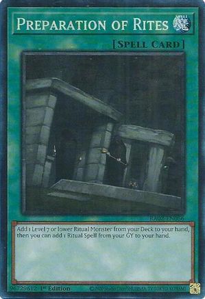 Preparation of Rites (PCR) (RA02-EN056) - 25th Anniversary Rarity Collection II 1st Edition