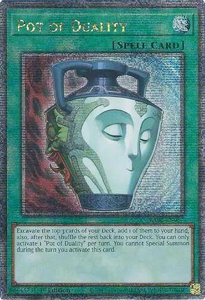 Pot of Duality (Quarter Century Secret Rare) (RA02-EN057) - 25th Anniversary Rarity Collection II 1st Edition
