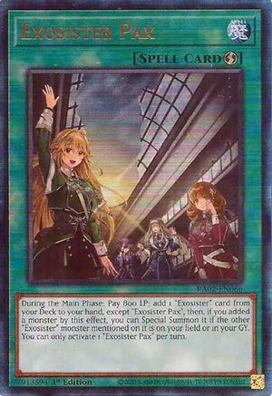 Exosister Pax (PUR) (RA02-EN066) - 25th Anniversary Rarity Collection II 1st Edition