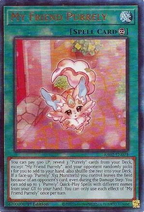 My Friend Purrely (PUR) (RA02-EN071) - 25th Anniversary Rarity Collection II 1st Edition
