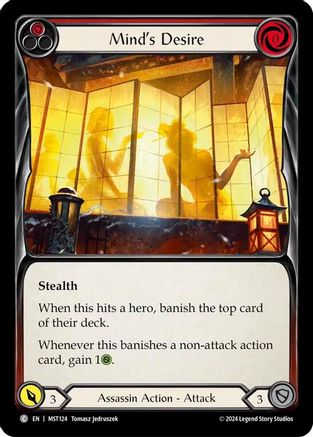 Mind's Desire (Red) [MST124] (Part the Mistveil)
