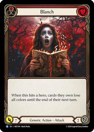 Blanch (Red) (Extended Art) [FAB400] (Promo) Rainbow Foil