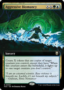 Aggressive Biomancy (Extended Art) (Ripple Foil) [Modern Horizons 3 Commander]