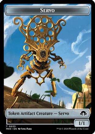 Servo // Zombie Army Double-Sided Token [Modern Horizons 3 Tokens]