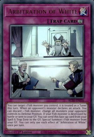 Arbitration of White (BLTR-EN036) - Battles of Legend: Terminal Revenge 1st Edition