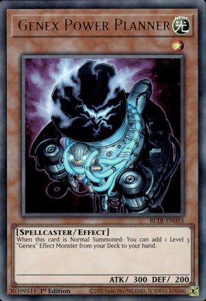 Genex Power Planner (BLTR-EN055) - Battles of Legend: Terminal Revenge 1st Edition