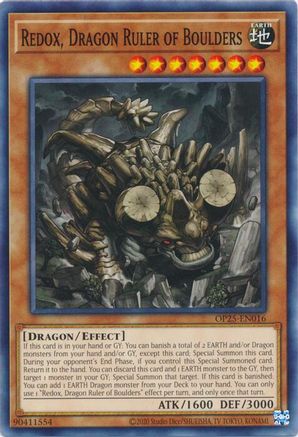 Redox, Dragon Ruler of Boulders (OP25-EN016) - OTS Tournament Pack 25 Unlimited