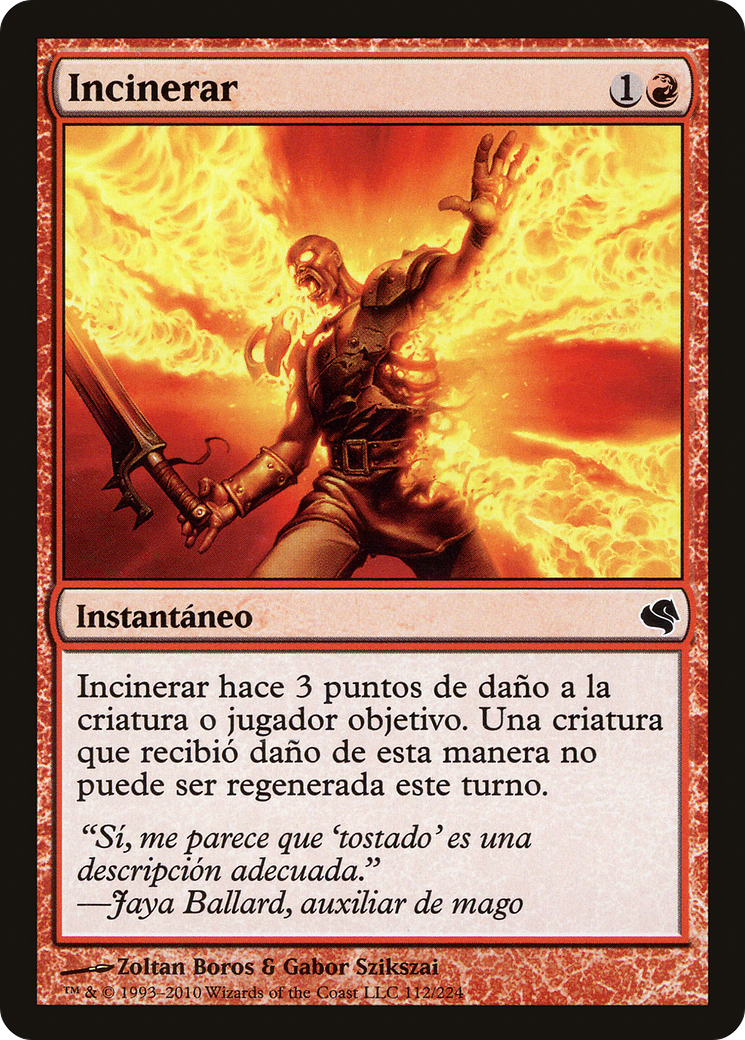 Incinerate (Spanish) - 