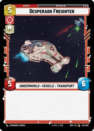 Desperado Freighter (152/262) (152/262) [Shadows of the Galaxy]