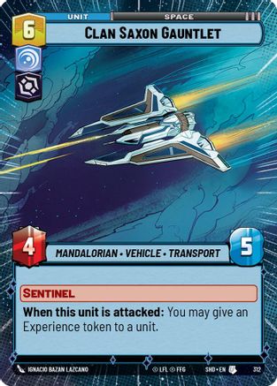 Clan Saxon Gauntlet (312) (Hyperspace) (312) [Shadows of the Galaxy]