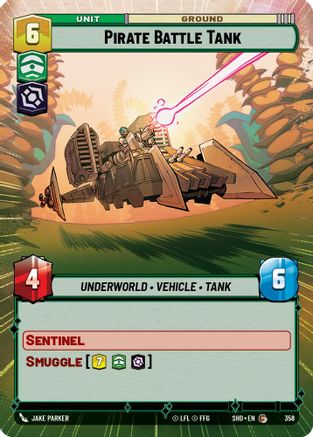 Pirate Battle Tank (358) (Hyperspace) (358) [Shadows of the Galaxy]