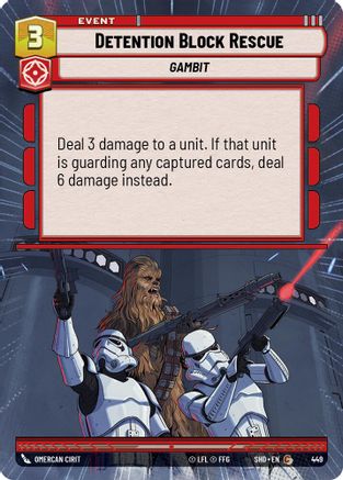 Detention Block Rescue (449) (Hyperspace) (449) [Shadows of the Galaxy]