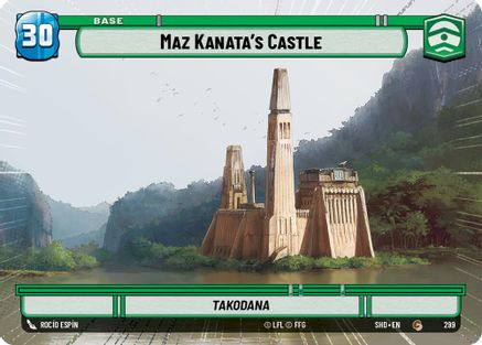 Maz Kanata's Castle // Shield (299 // T04) (Hyperspace) (299 // T04) [Shadows of the Galaxy]