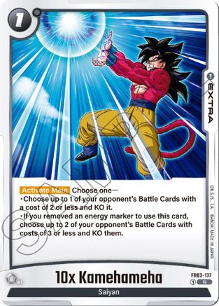 10x Kamehameha (FB03-137) - Raging Roar