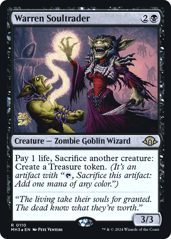 Warren Soultrader [Modern Horizons 3 Prerelease Promos]