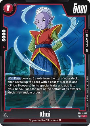 Khai (FB03-003) - Raging Roar