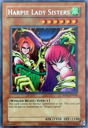 Harpie Lady Sisters (RP01-EN026) - Retro Pack (2020 Date Reprint) Unlimited