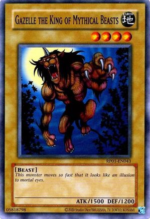 Gazelle the King of Mythical Beasts (RP01-EN043) - Retro Pack (2020 Date Reprint) Unlimited