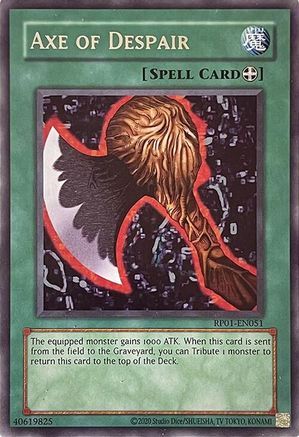 Axe of Despair (RP01-EN051) - Retro Pack (2020 Date Reprint) Unlimited