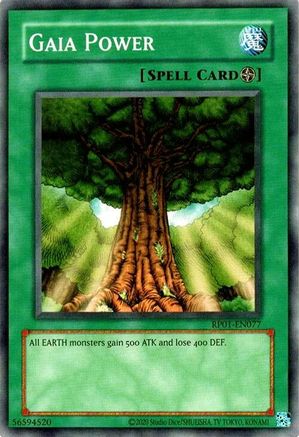 Gaia Power (RP01-EN077) - Retro Pack (2020 Date Reprint) Unlimited