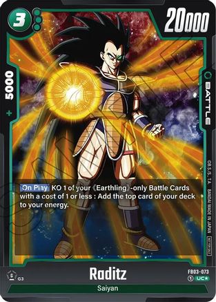 Raditz (Tournament Pack 03) (FB03-073) - Tournament and Championship Promos Holofoil