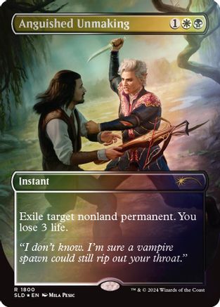 Anguished Unmaking (1800) (Rainbow Foil) [Secret Lair Drop Series]