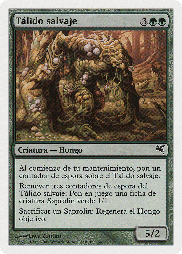 Savage Thallid (Spanish) - "Talido salvaje" (J5) (PSAL-0J5) - Salvat 2005