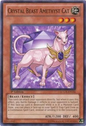 Crystal Beast Amethyst Cat (LCGX-EN156) - Legendary Collection 2 Unlimited